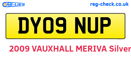 DY09NUP are the vehicle registration plates.