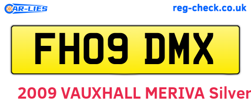 FH09DMX are the vehicle registration plates.