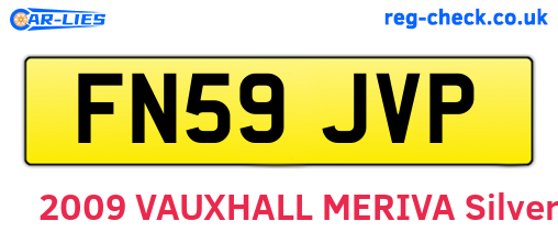 FN59JVP are the vehicle registration plates.