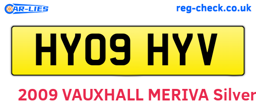 HY09HYV are the vehicle registration plates.