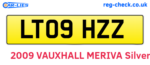 LT09HZZ are the vehicle registration plates.