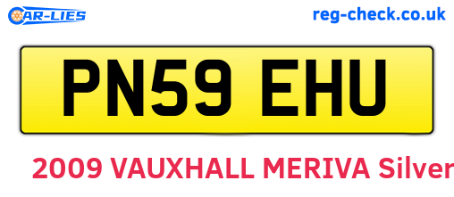 PN59EHU are the vehicle registration plates.