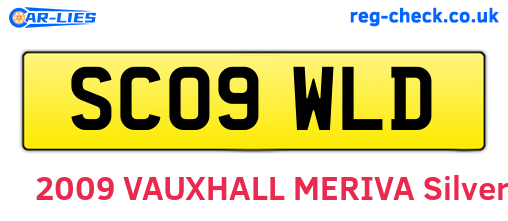 SC09WLD are the vehicle registration plates.