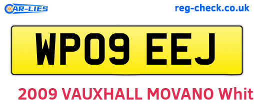 WP09EEJ are the vehicle registration plates.