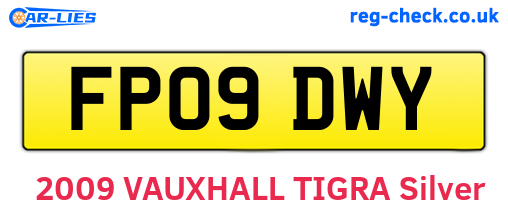 FP09DWY are the vehicle registration plates.