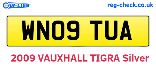 WN09TUA are the vehicle registration plates.