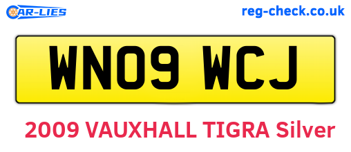 WN09WCJ are the vehicle registration plates.