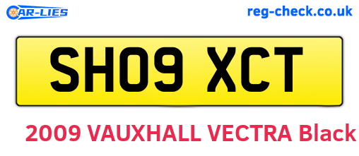 SH09XCT are the vehicle registration plates.
