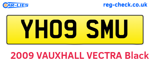 YH09SMU are the vehicle registration plates.