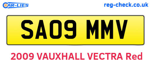 SA09MMV are the vehicle registration plates.