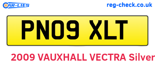 PN09XLT are the vehicle registration plates.
