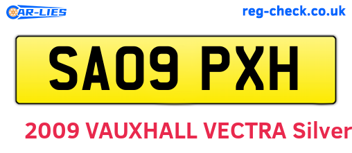 SA09PXH are the vehicle registration plates.