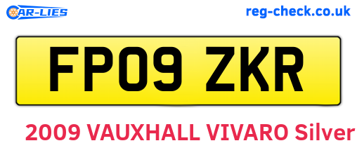 FP09ZKR are the vehicle registration plates.