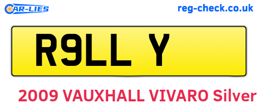 R9LLY are the vehicle registration plates.