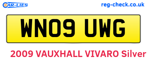 WN09UWG are the vehicle registration plates.