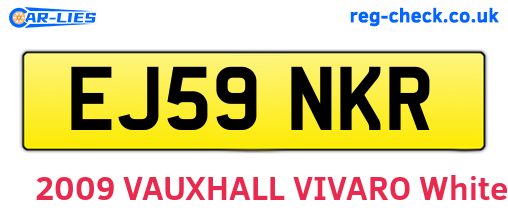 EJ59NKR are the vehicle registration plates.