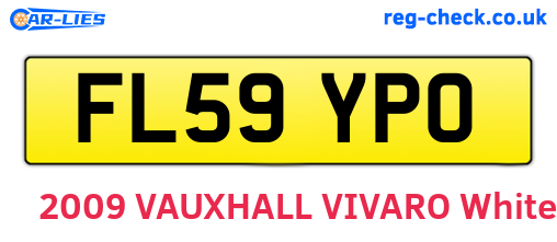 FL59YPO are the vehicle registration plates.