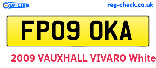 FP09OKA are the vehicle registration plates.