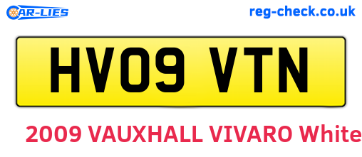 HV09VTN are the vehicle registration plates.