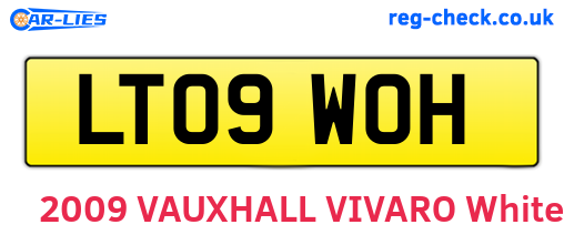 LT09WOH are the vehicle registration plates.