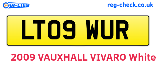 LT09WUR are the vehicle registration plates.