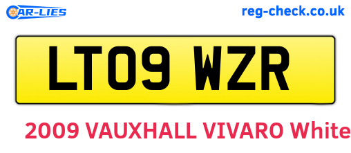 LT09WZR are the vehicle registration plates.