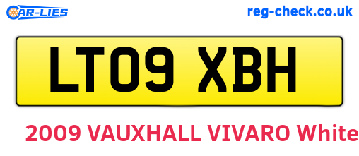 LT09XBH are the vehicle registration plates.