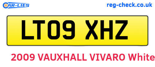 LT09XHZ are the vehicle registration plates.