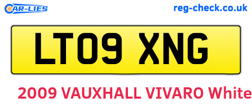 LT09XNG are the vehicle registration plates.