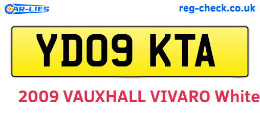 YD09KTA are the vehicle registration plates.