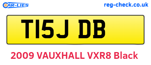 T15JDB are the vehicle registration plates.