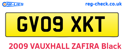 GV09XKT are the vehicle registration plates.