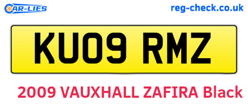 KU09RMZ are the vehicle registration plates.