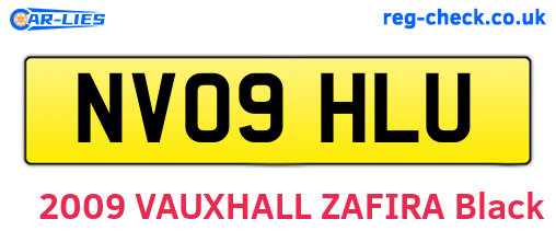 NV09HLU are the vehicle registration plates.