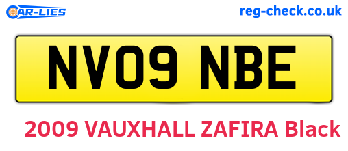 NV09NBE are the vehicle registration plates.