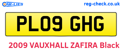 PL09GHG are the vehicle registration plates.