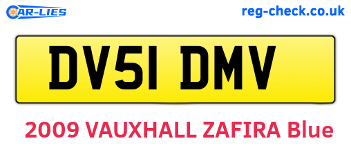 DV51DMV are the vehicle registration plates.
