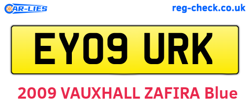 EY09URK are the vehicle registration plates.