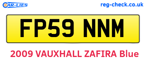 FP59NNM are the vehicle registration plates.