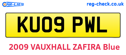 KU09PWL are the vehicle registration plates.