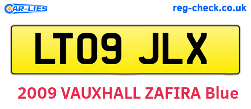 LT09JLX are the vehicle registration plates.