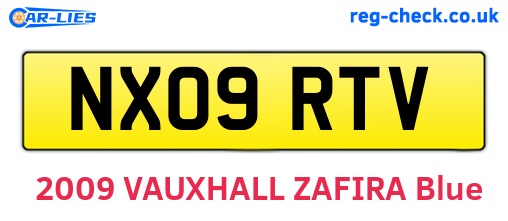 NX09RTV are the vehicle registration plates.
