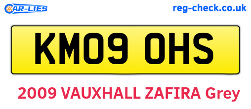KM09OHS are the vehicle registration plates.