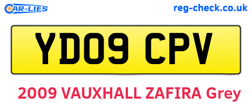 YD09CPV are the vehicle registration plates.