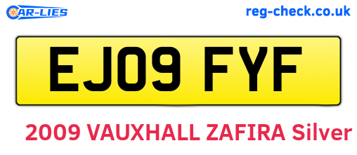 EJ09FYF are the vehicle registration plates.