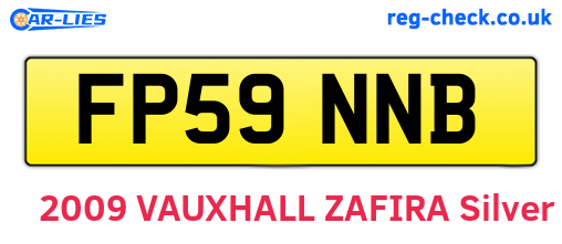 FP59NNB are the vehicle registration plates.