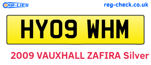 HY09WHM are the vehicle registration plates.