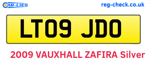 LT09JDO are the vehicle registration plates.