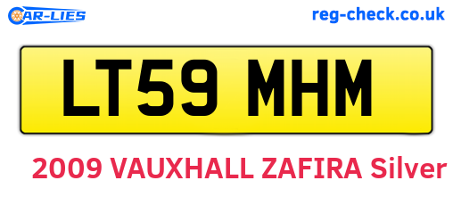 LT59MHM are the vehicle registration plates.