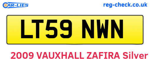 LT59NWN are the vehicle registration plates.